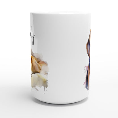 Personalised beagle mug