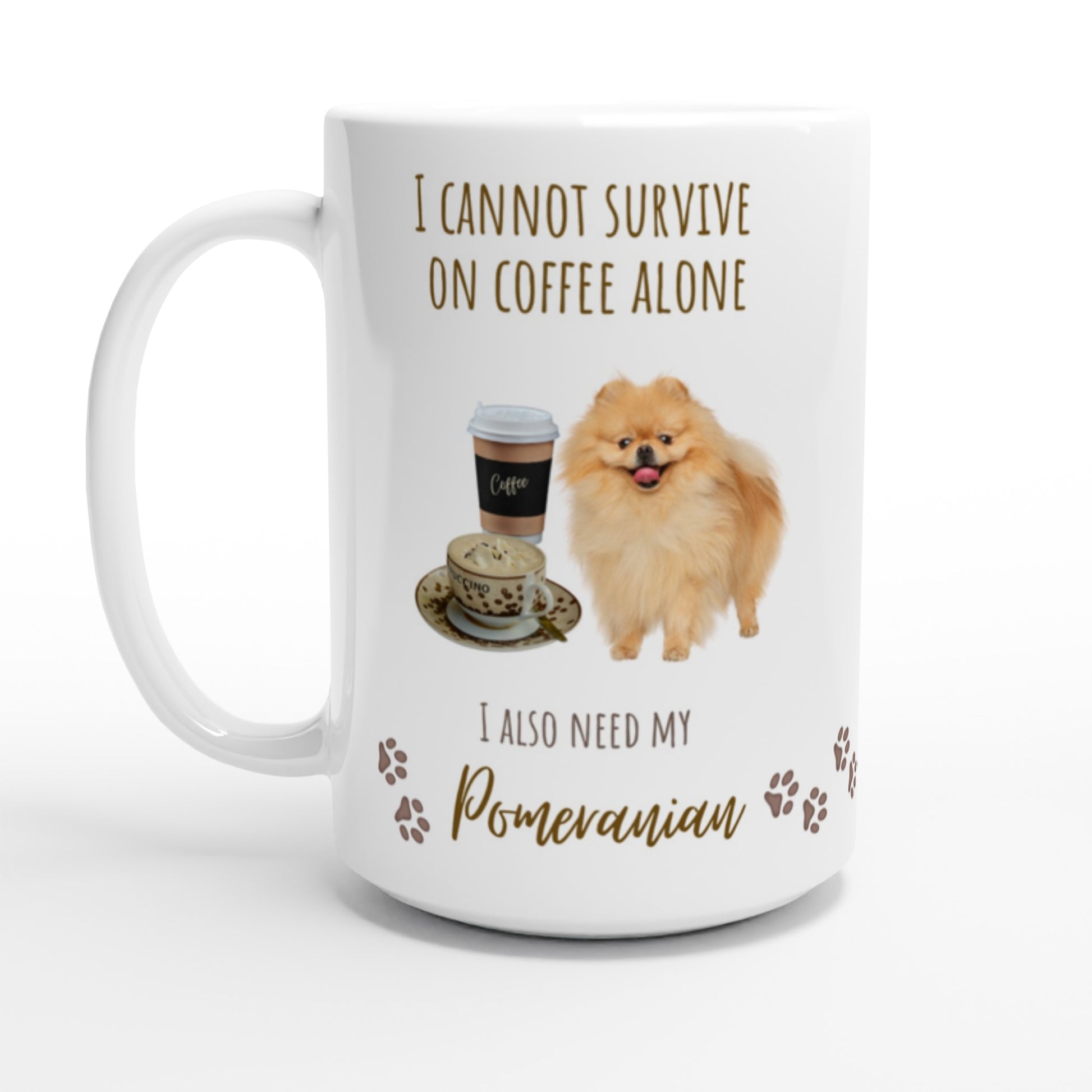 Love My Pomeranian - Personalized Custom Travel Mug For Hot Coffee