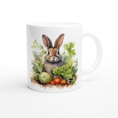 Garden bunny mug