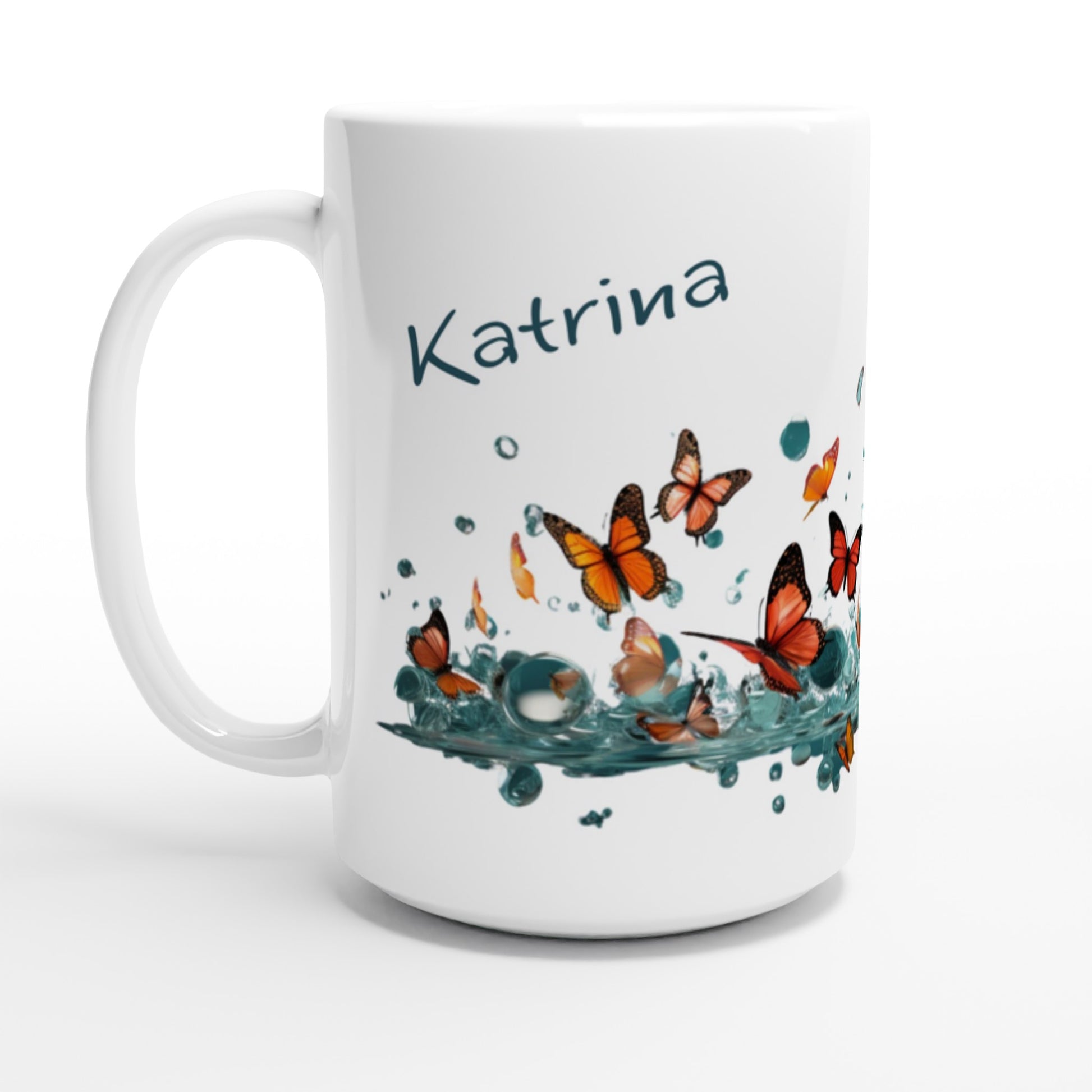 Butterflies coffee mug large mug