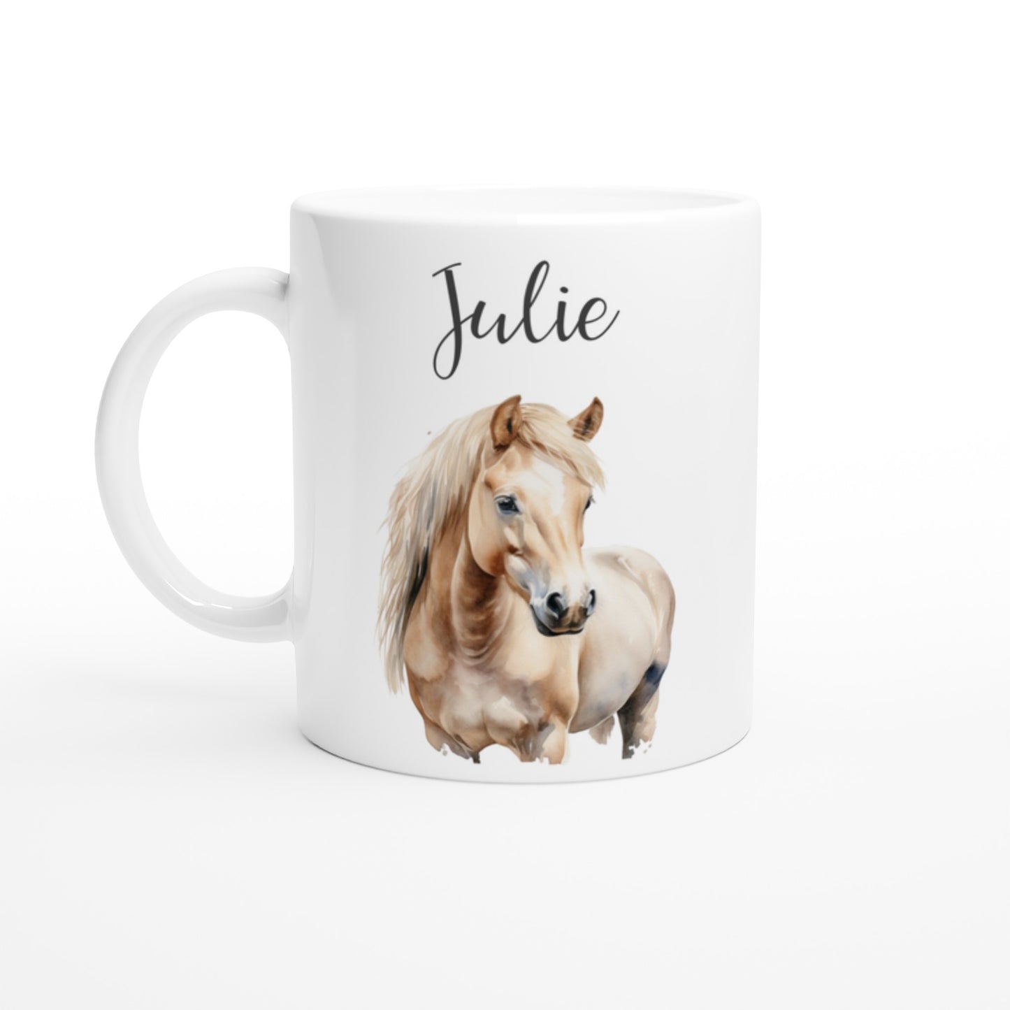 Personalised fjord horse mug