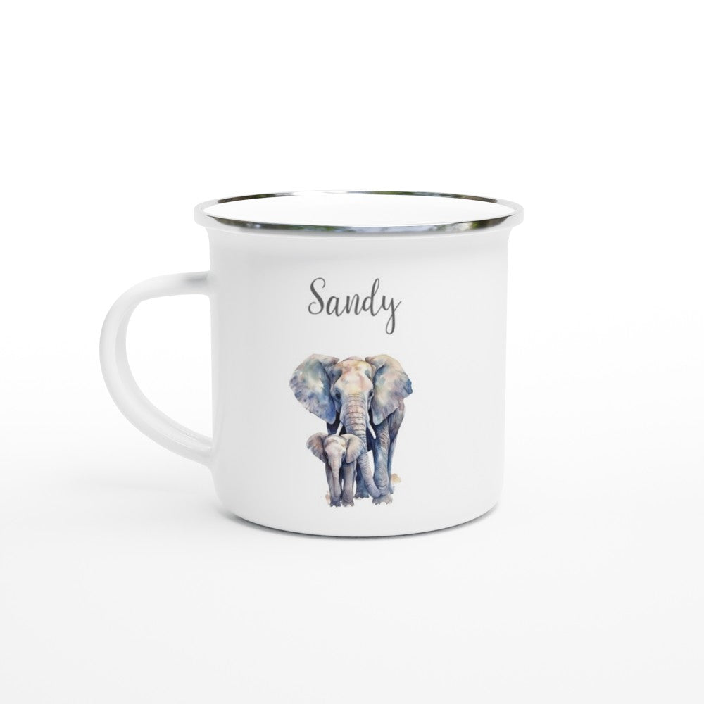Personalised elephant camping mug Australia 