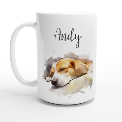 Personalised beagle mug