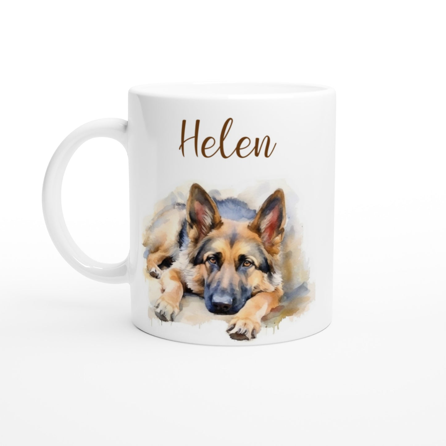 German shepherd dog mug with name australia 