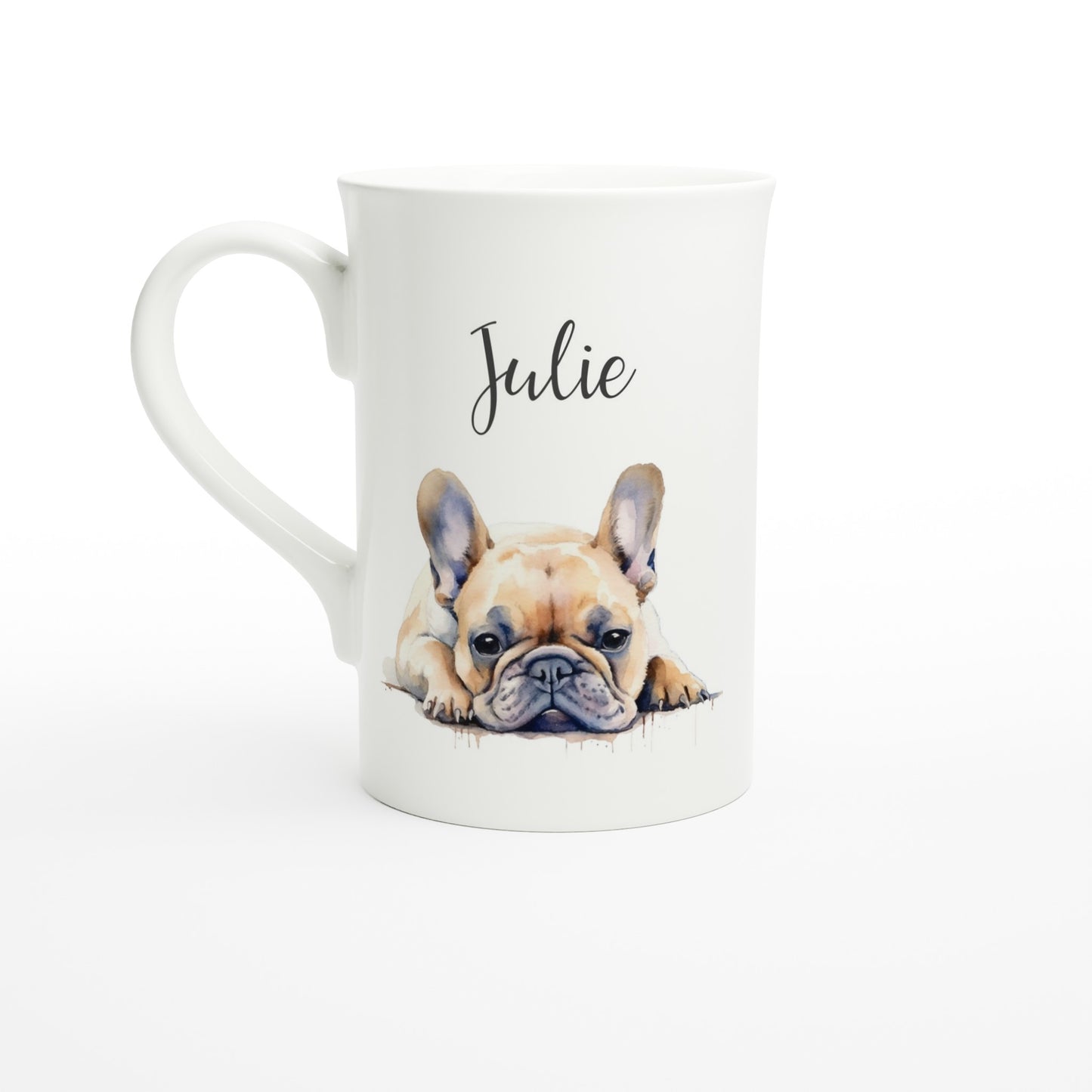 French bulldog porcelain mug
