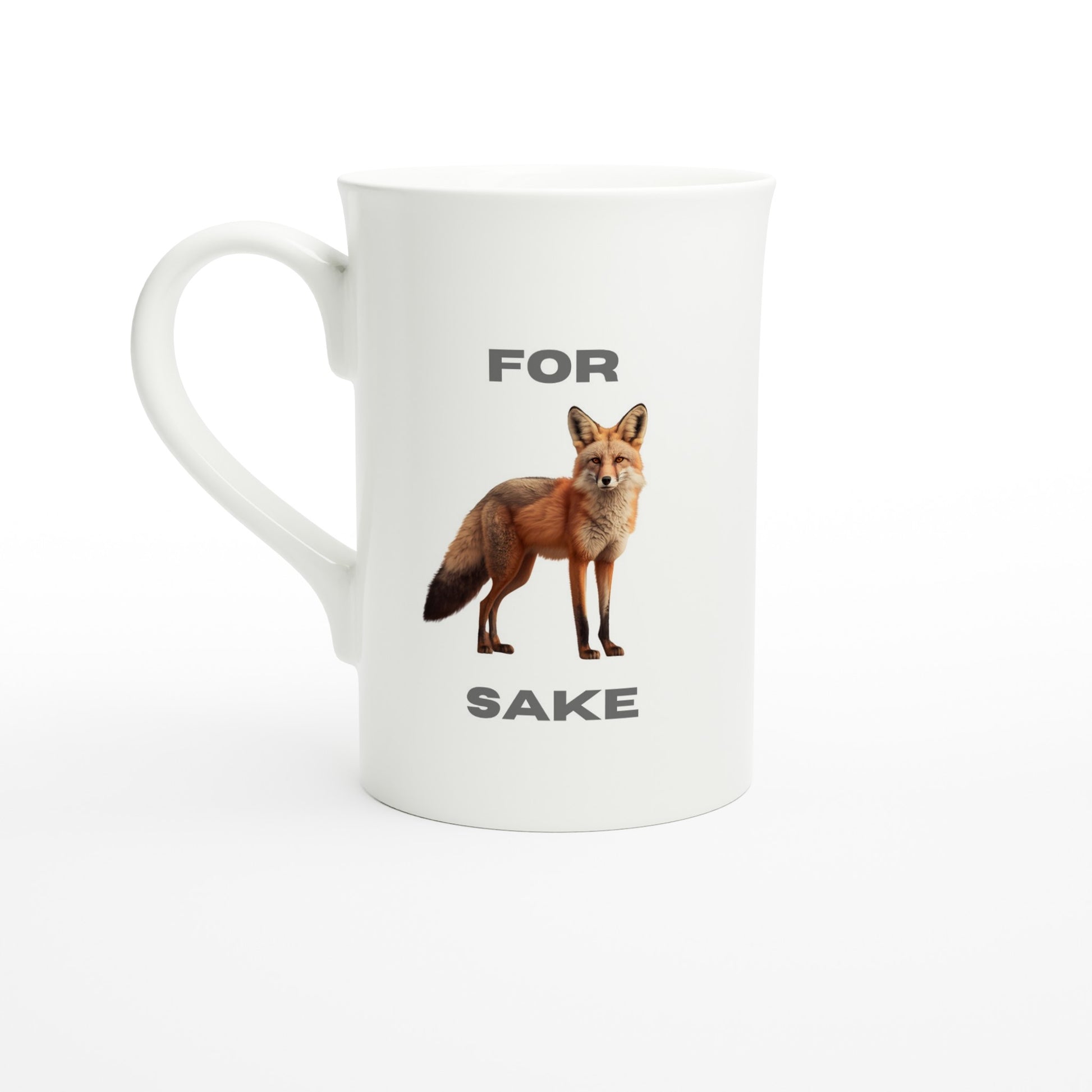 Porcelain fox tea cup
