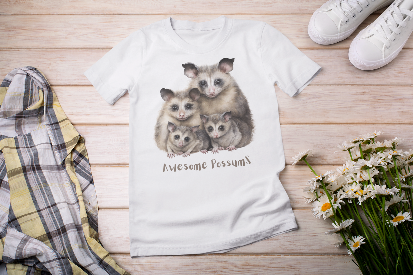 Cute possum T shirt 