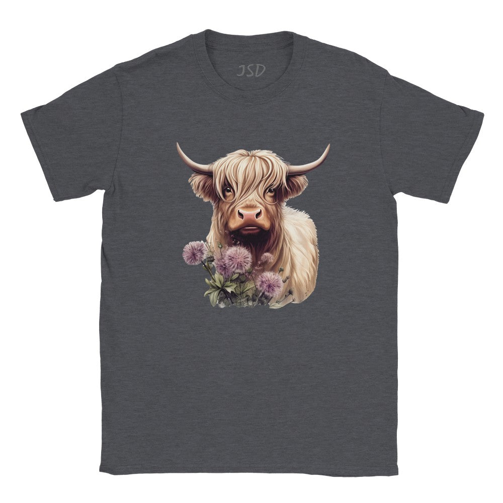 Highland cow T shirt for cow farmers