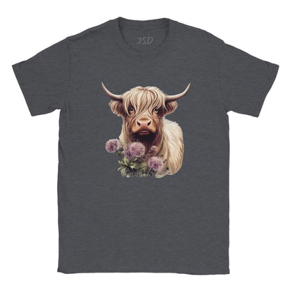 Highland cow T shirt for cow farmers