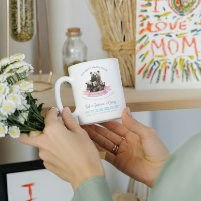 Mama bear gift mug personalised 
