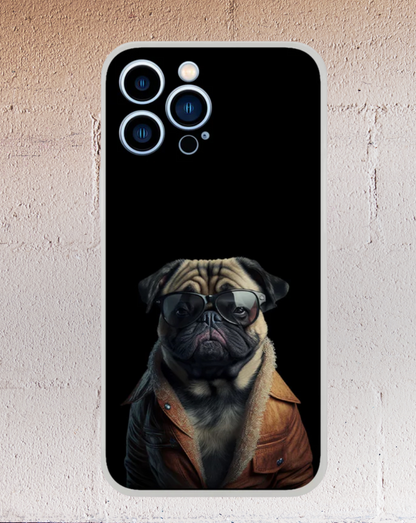 Cool pug phone case