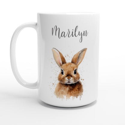 Personalised bunny rabbit mug