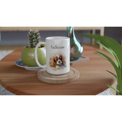Personalised Cavalier King Charles spaniel mug