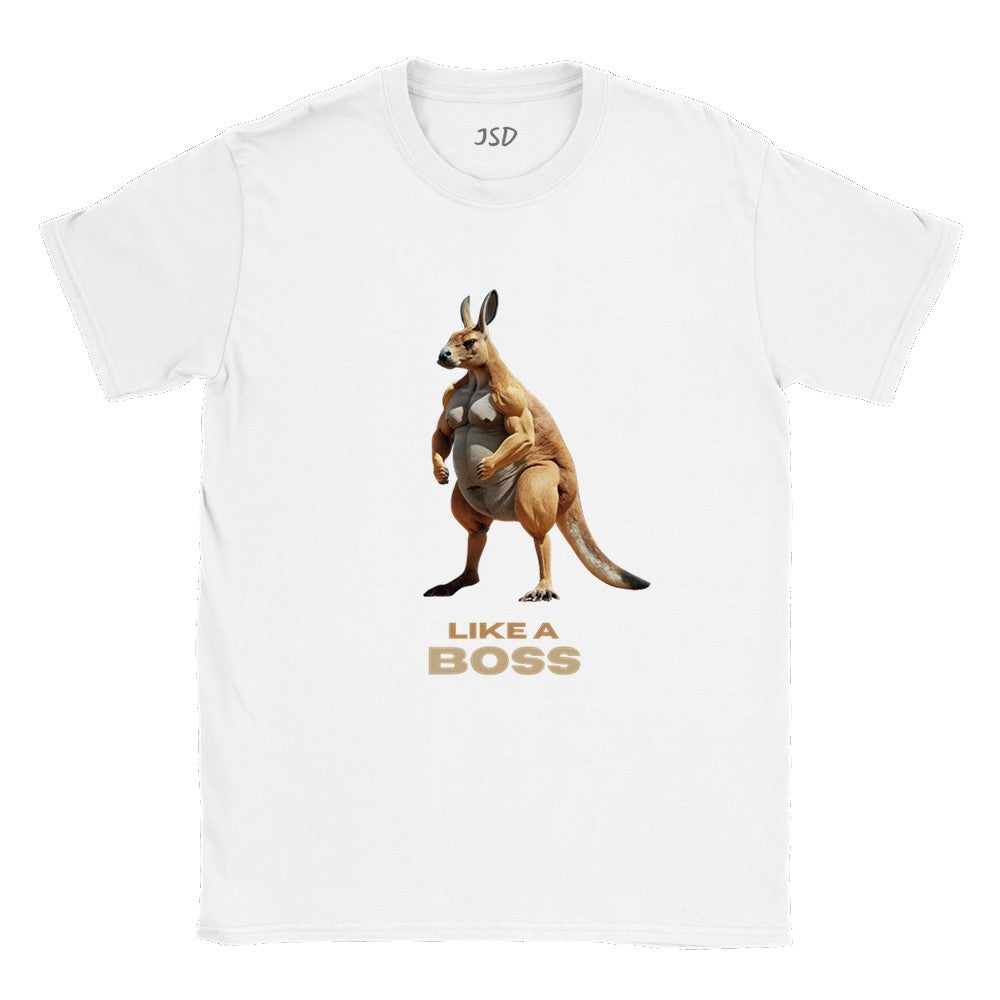 Like a boss kangaroo T shirt – Just Sweet Designs