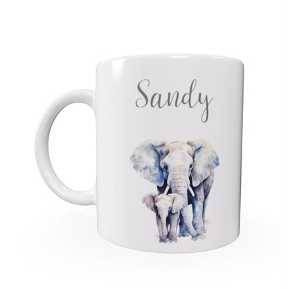 Personalised elephant mug