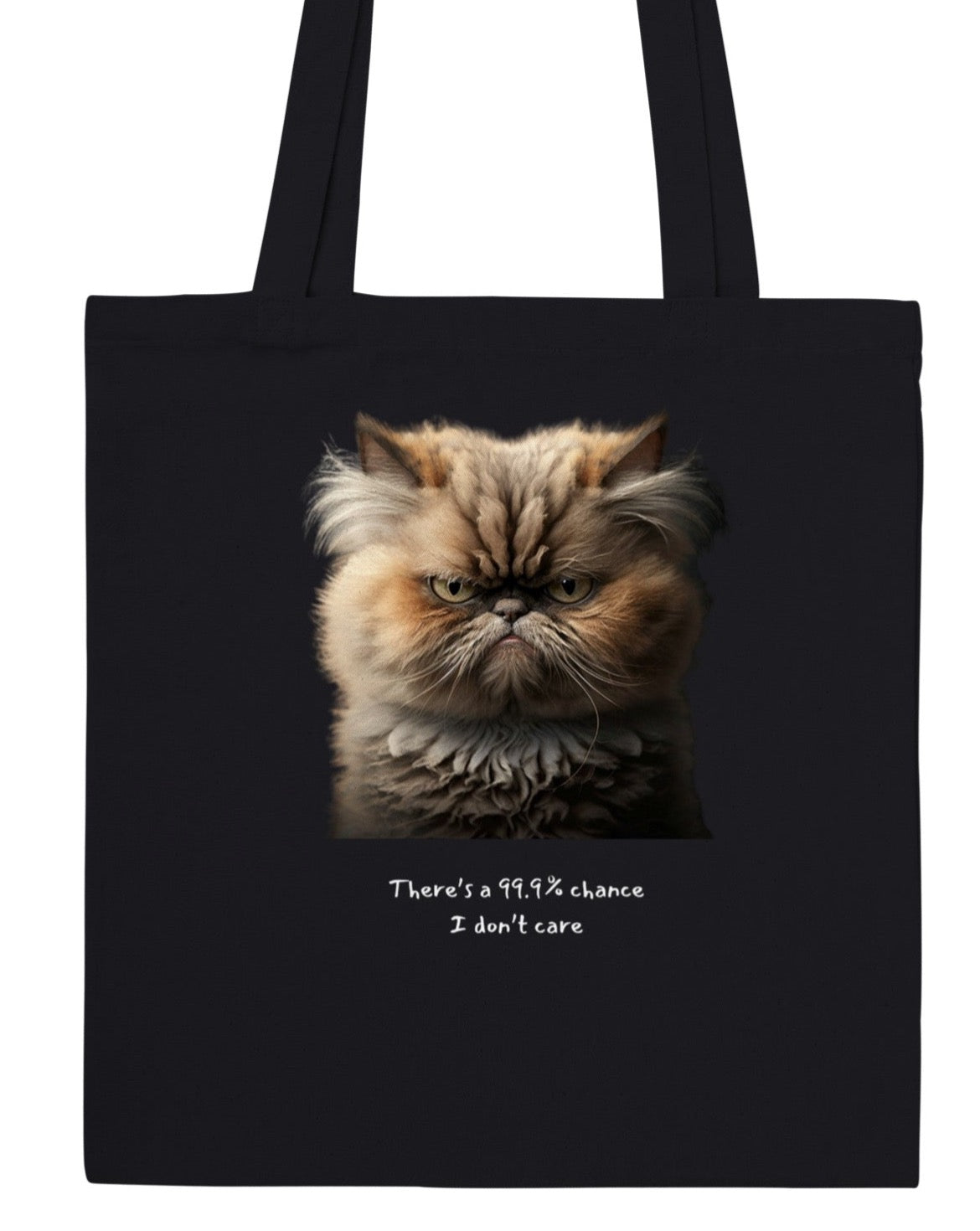 Funny ginger cat tote bag