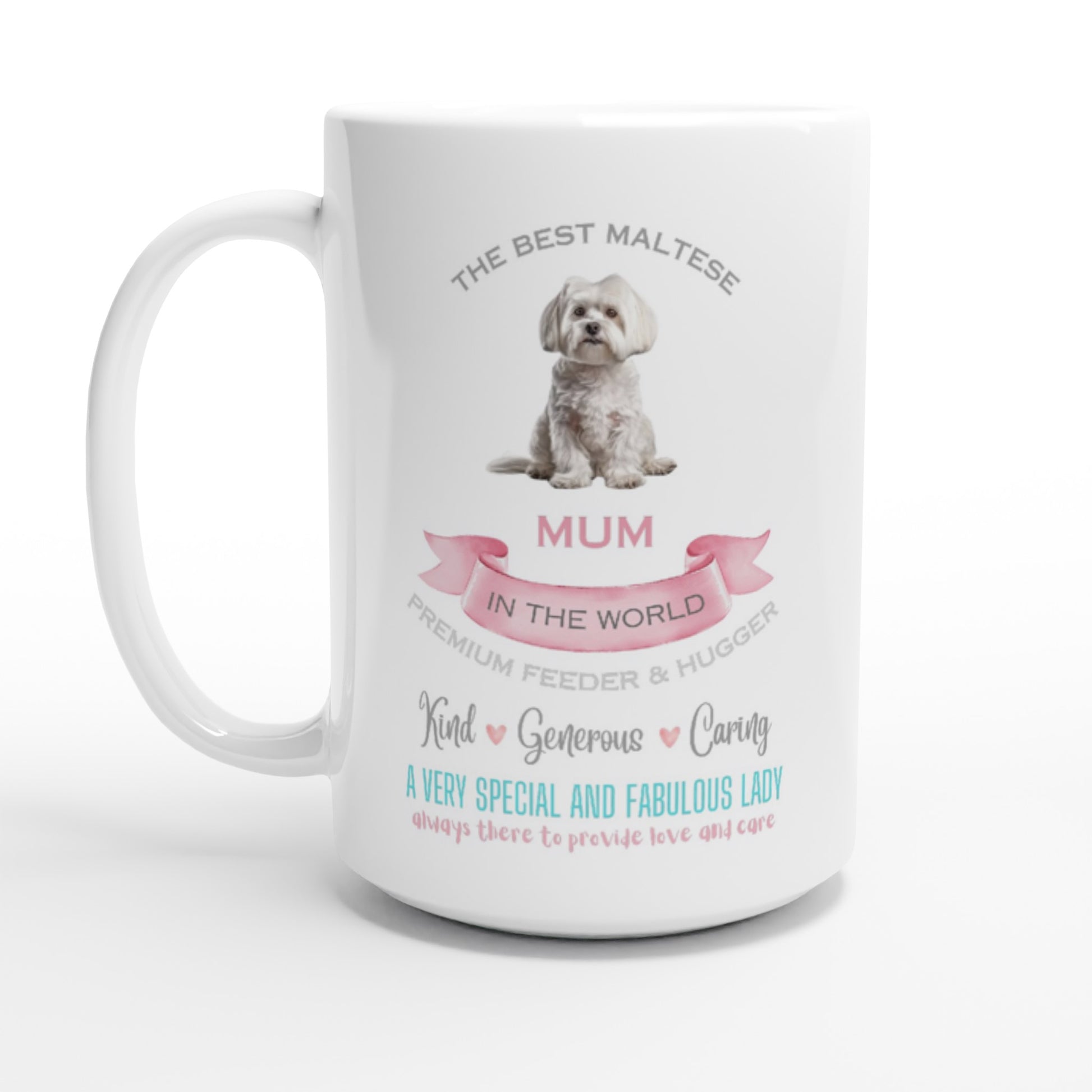 Maltese dog mug for mum