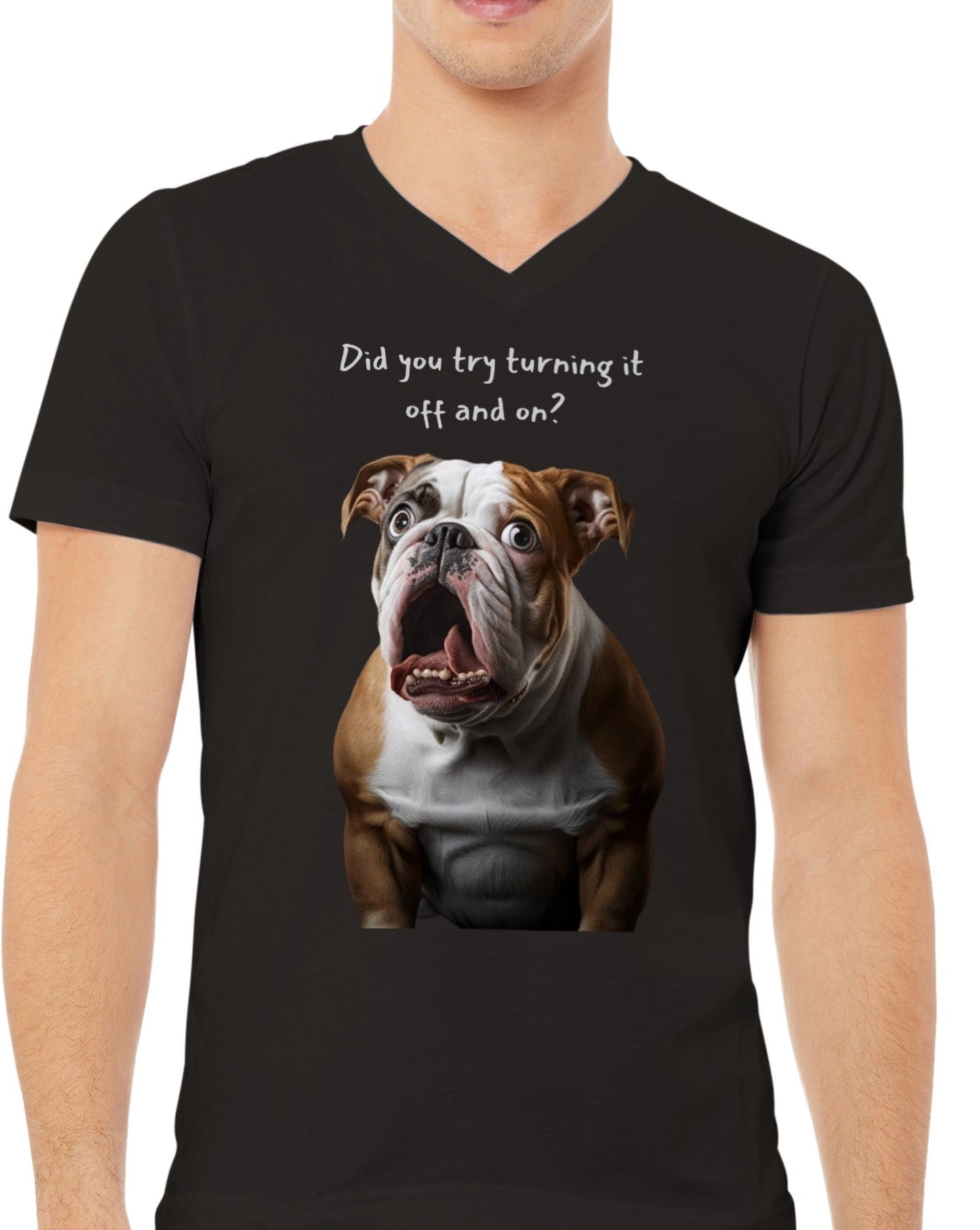 Funny bulldog T shirt Just Sweet Designs