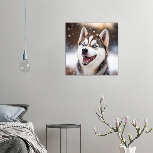 Siberian husky wall art Australia