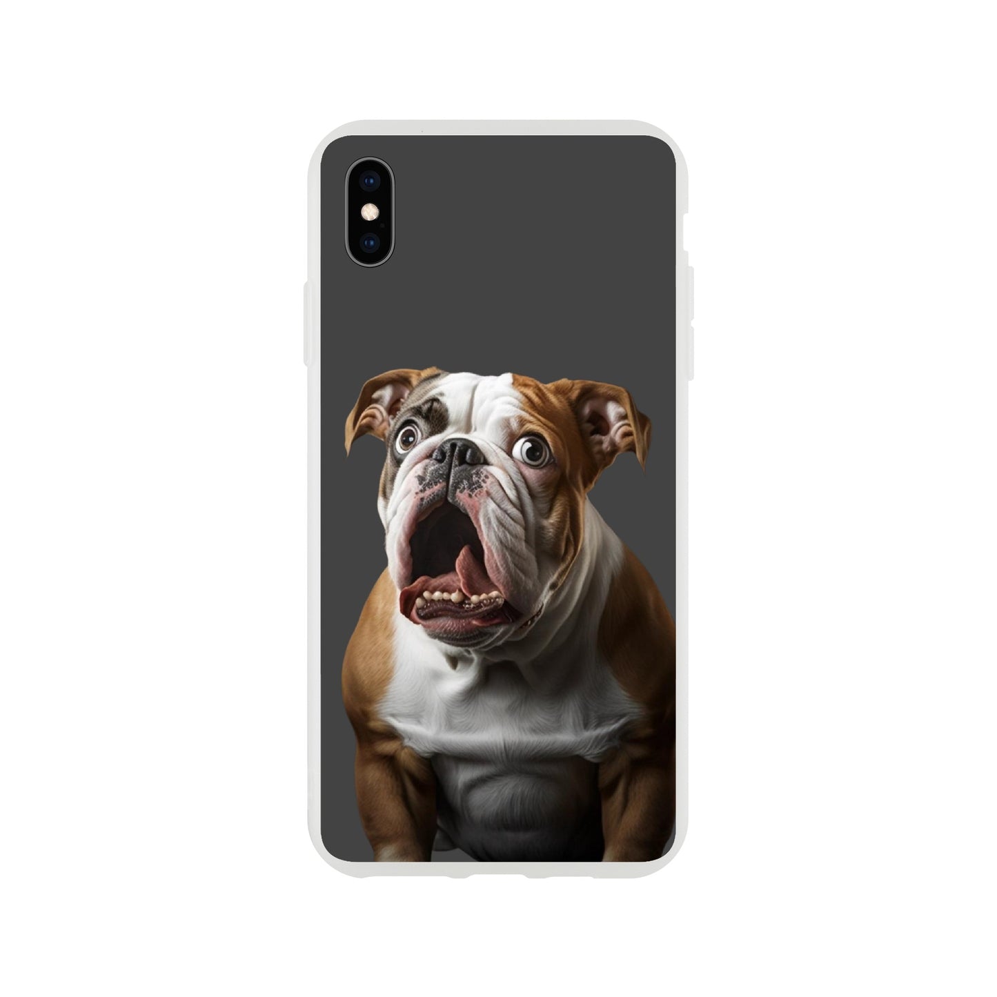 Confused funny bulldog mobile phone case